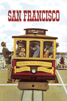 San Francisco Vintage Postcards by Cavallini & Co.