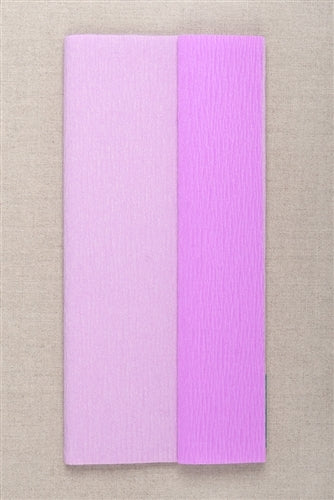Double Sided Crepe Paper- Lilac and Lavendar