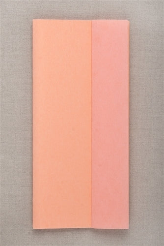 Double Sided Crepe Paper- Salmon and Peach