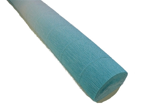 Heavyweight Crepe Paper- Nuanced Capri Blue