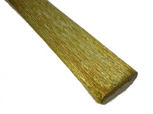 Solid Color Heavyweight Crepe Paper- Metallic Gold