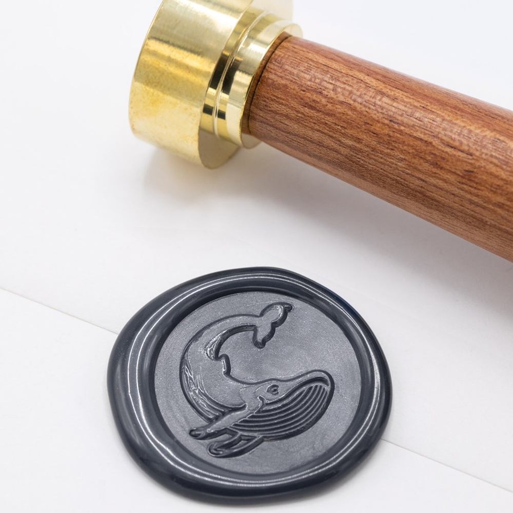 Gold Stamp Pad On Wax Seal 