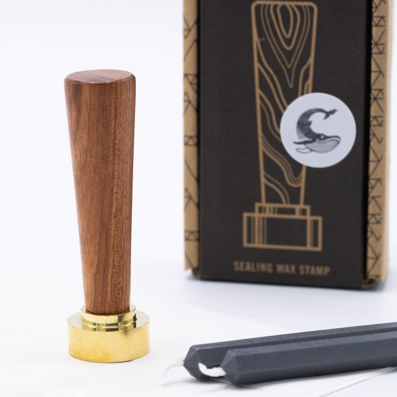 Wax Seal Stamp & Handle- Whale