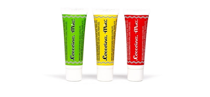 Coccoina Mia Liquid Glue- NEW 25 Gram Tube! New size of Coccoina Mia tube- this small, 25 gram tube is perfect to carry along in your pencil bag. 