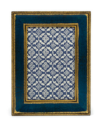 Cavallini & Co. 5 by 7 Inch Classico Blue Florentine Frame