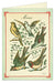 Cavallini & Co. Merci Birds Blank Single Thank You Card