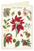 Cavallini & Co. Christmas Botanica Blank Single Holiday Card