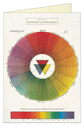 Cavallini & Co. Color Wheel Single Greeting Card