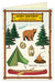 Cavallini & Co. Camping Happy Birthday Single Card- blank inside