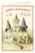 Cavallini & Co. Singing Birthday Dogs Single Card