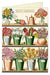 Cavallini & Co. Flower Market Happy Birthday Single Card