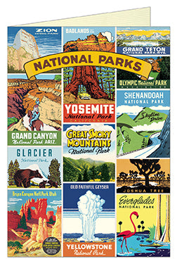 Cavallini & Co. National Parks Blank Single Greeting Card