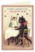 Cavallini & Co. Valentine Cats Blank Single Greeting Card