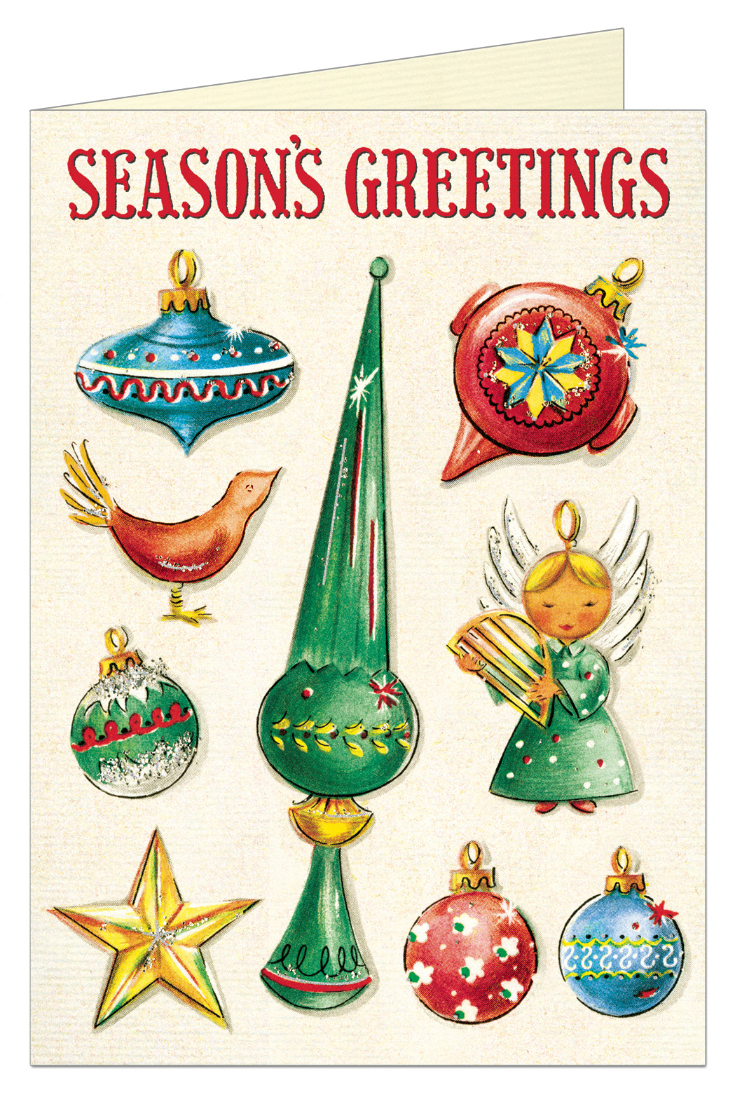 Cavallini & Co. Christmas Ornaments Holiday Boxed Notecards