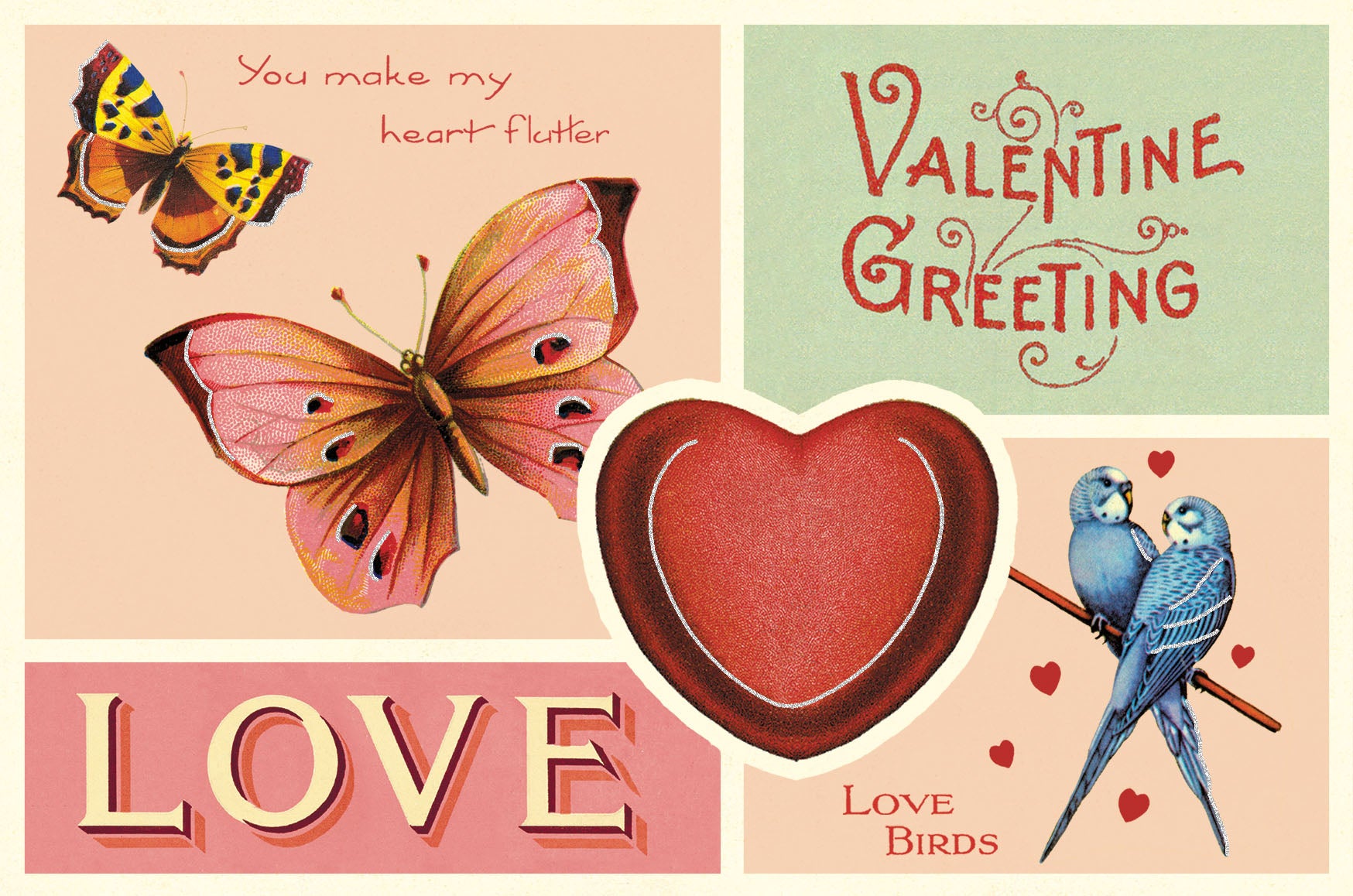 Cavallini & Co. Valentine Greetings Wrap | Paper Source