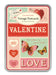 Cavallini & Co. Valentines Glitter Greeting Vintage Postcards- Dogs, Cats, and More!