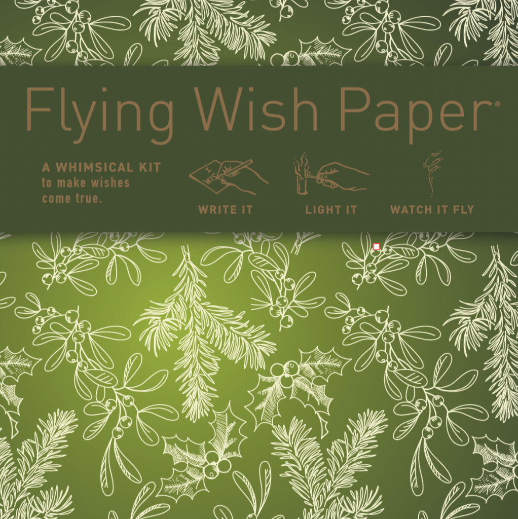 Flying Wish Paper- Green Holiday — Two Hands Paperie