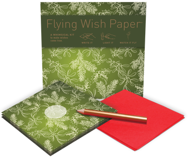 Flying Wish Paper - It Flies! Your Deepest Desire - Pear Tree - 5 inch x 5 inch - Mini Kits, White