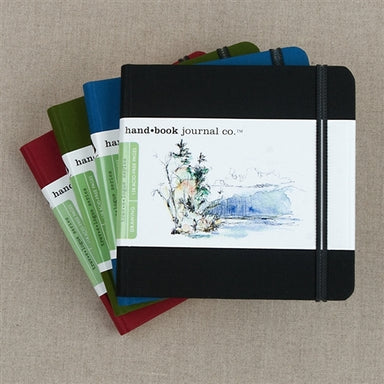 Handbook Journal Co. Quaderno Per Acquerello 200 GSM – Copertina In Lino Naturale – Formato Quadrato 21x21 Cm