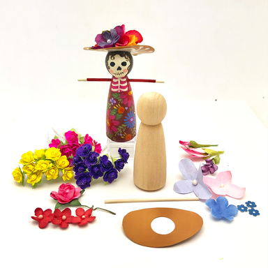 Products La Catrina - and her Flowered Hat class samples with materials