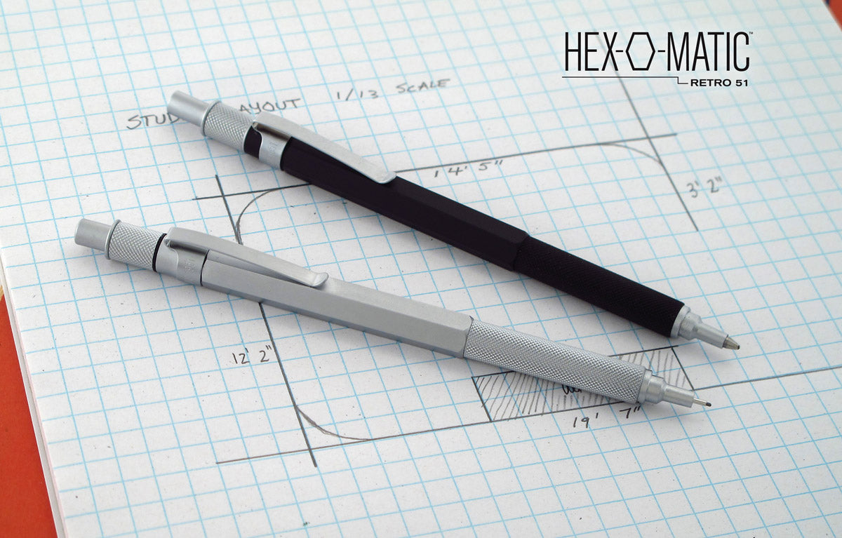 Retro 1951 Hex-o-matic .7 mm Mechanical Pencil
