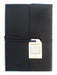 Cavallini & Co. Journalino Grande LINED Leather Journal- 6X8 inches- Black