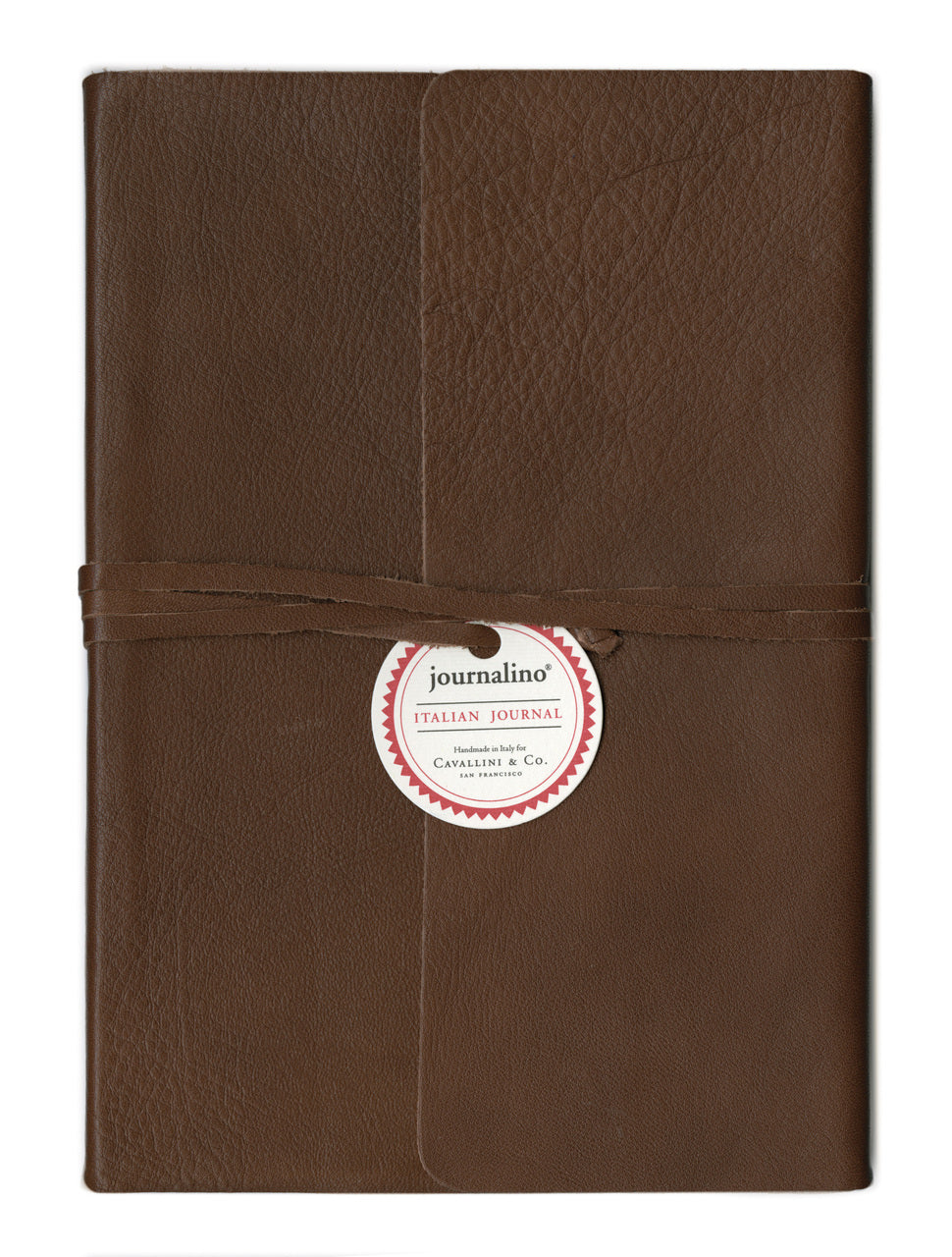 Cavallini & Co. Journalino Slim Leather Journal- Brown
