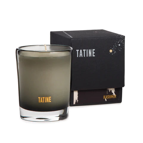 Tatine 8 Ounce, 50 Hour Natural Wax Candle- Kashmir
