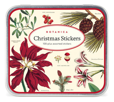 Cavallini & Co. Christmas Botanica stickers feature beautiful and fun vintage images from the Cavallini archives. 