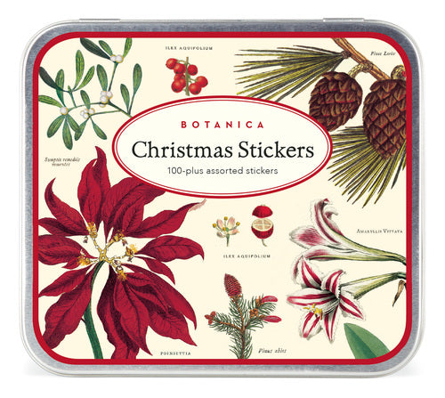 Cavallini & Co. Botanica Christmas Stickers