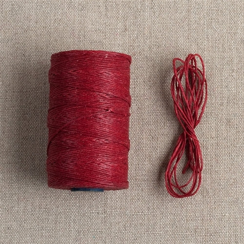 Waxed Linen Thread- Orange Crush — Two Hands Paperie