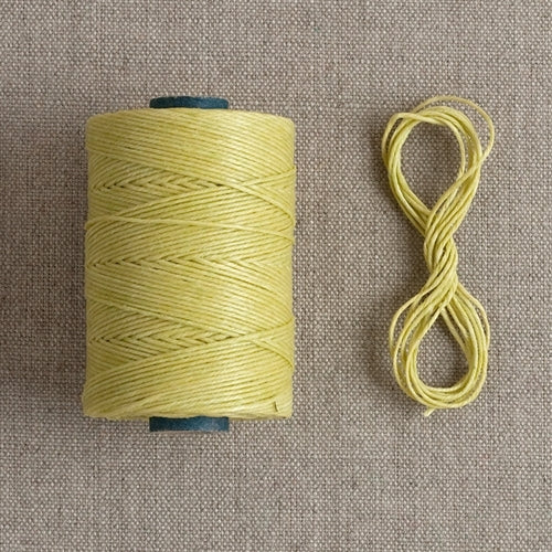 Waxed Linen Thread- Country Yellow