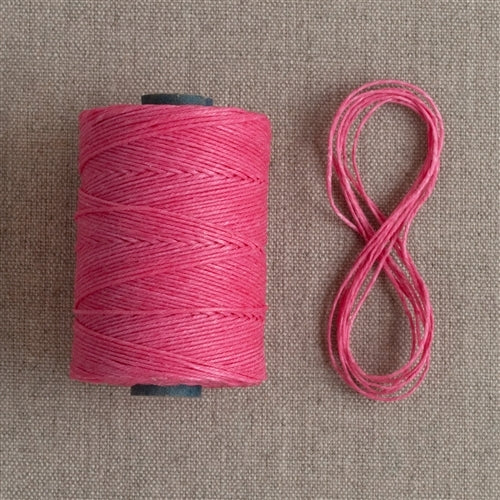 Waxed Linen Thread- Fuchsia