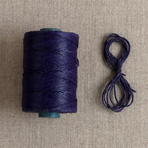 Waxed Linen Thread- Plum