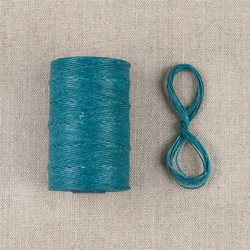 Waxed Linen Thread- Teal