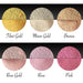 Paradise set includes one pan each of Tibet Gold, Moon Gold, Bronze, Rose Gold, Rose and Pink.