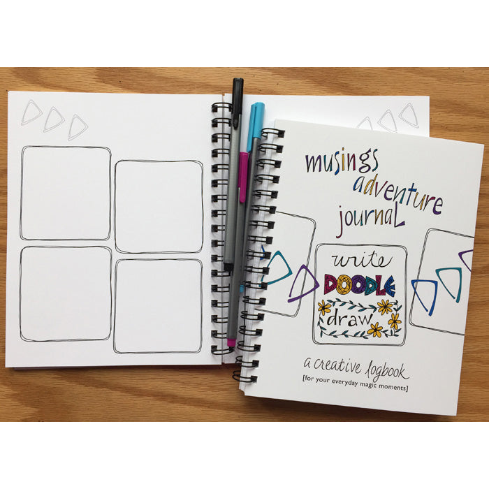 Musings Adventure Journal Blank Page Layout