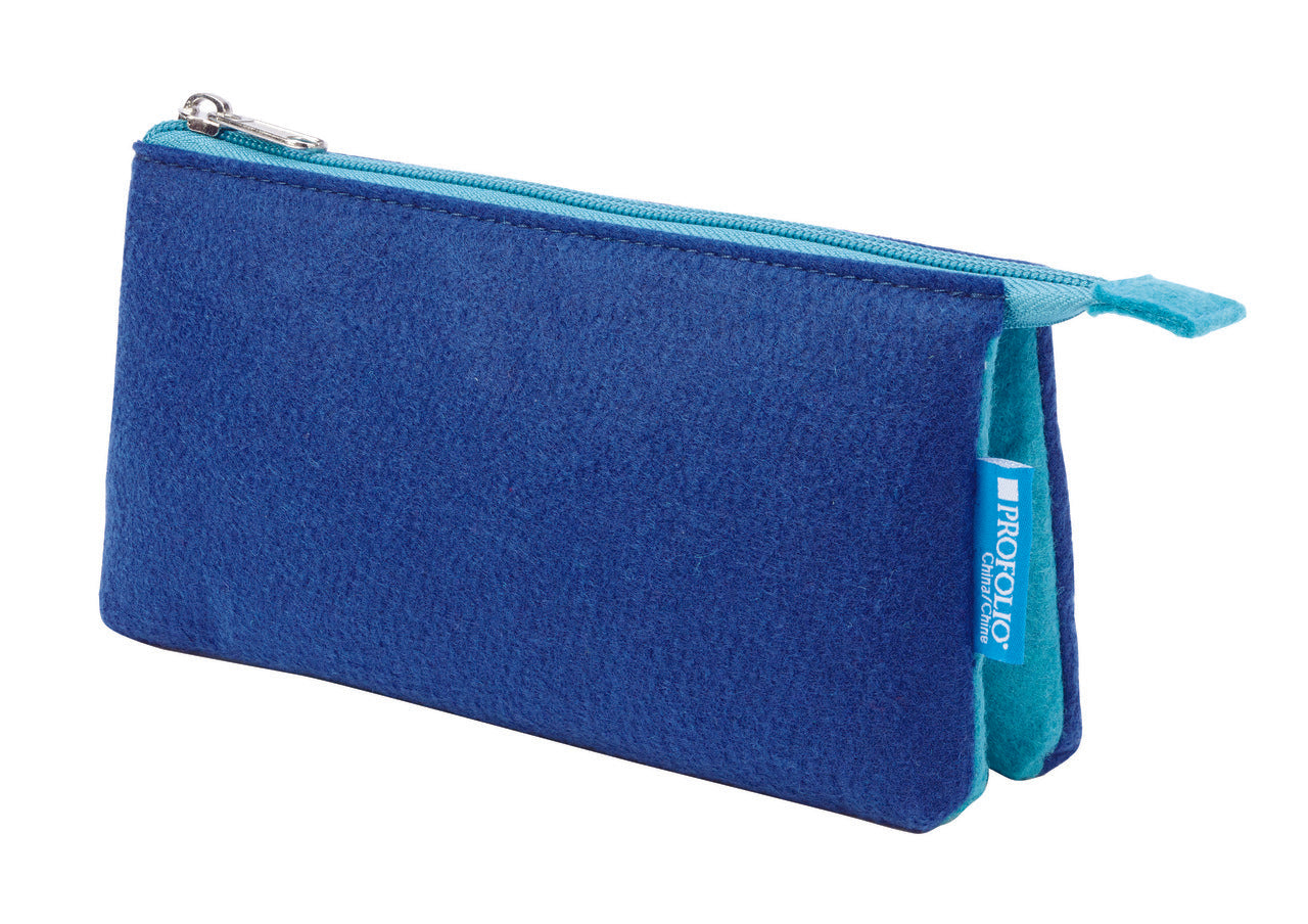 Itoya Profolio Midtown Pouch in Blue/Lagoon- 4x7 inches