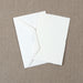 Medioevalis Stationery 10-Pack Flat Cards, White, 3x5 inches features 10 cards and 10 envelopes.
