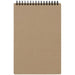 The Mnemosyne N166 spiral ring steno pad features durable heavy card stock back cover.