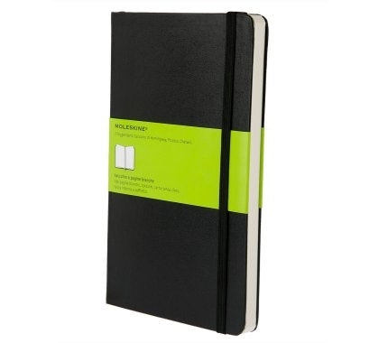 Moleskine Plain Hardbound Notebook- Large