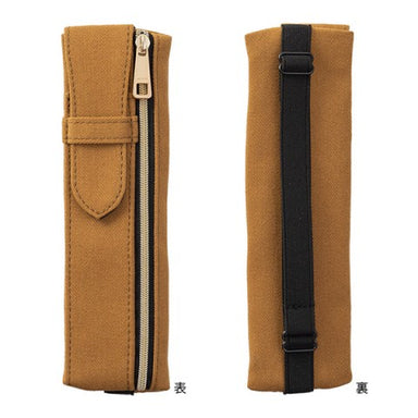Midori Book Band Pen Case- Tan- fits A5 or B6 size notebooks.
