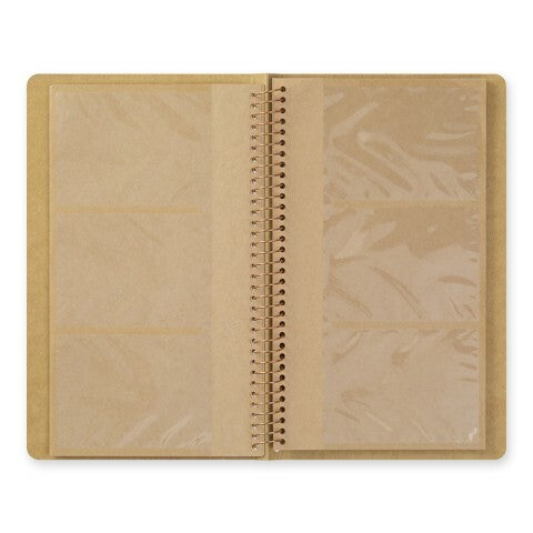 Another wonderful, new addition from Traveler's Company- a  portable card file notebook. 