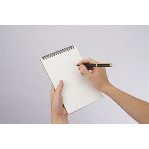 Mnemosyne N165 A5 5mm Spiral Ring Memo Pad- 5.8 by 8.25 inches
