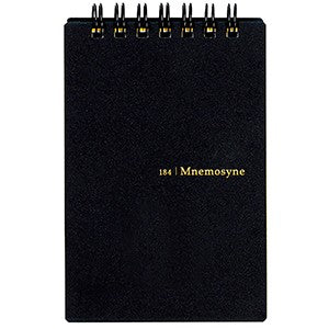 Mnemosyne Spiral Bound N184A Roots A7 Pocket Memo Pad- 5mm Graph- 3x4.6 inches