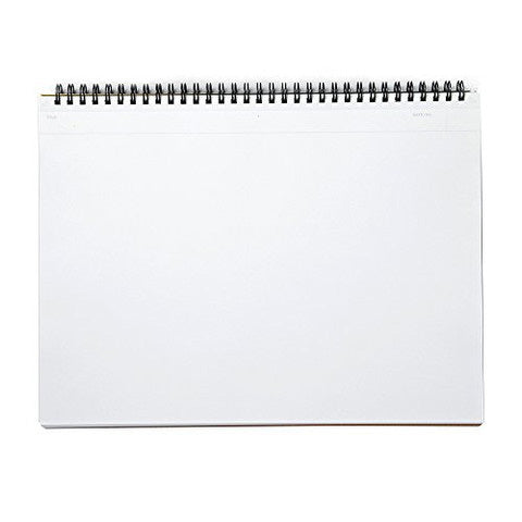 Mnemosyne Spiral Bound N181A A4 Blank Notebook- 11.7x9.3 inches — Two Hands  Paperie