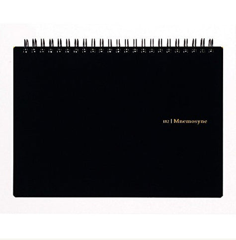Mnemosyne Spiral Bound N182A Grid Notebook- 8.25x5.8 inches
