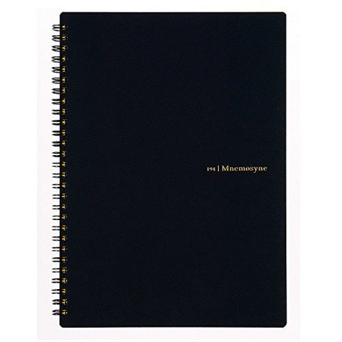 Mnemosyne Spiral Bound N194A B5 Lined Notebook- 7.6x9.9 inches