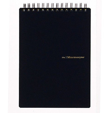 Mnemosyne Spiral Bound N196A B6 Lined Memo Pad- 5x7.5 inches