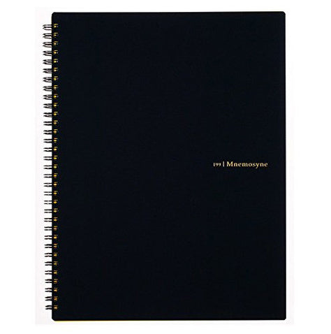 Mnemosyne Spiral Bound N199A A4 Lined Notebook- 9.3x11.7 inches
